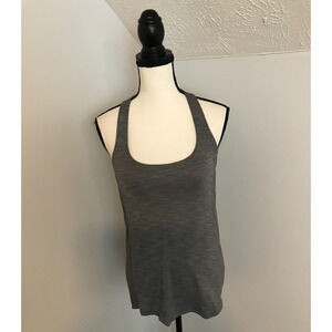 Lululemon Wild Heathered Slate / Dream Rose Deep Coal Black Tank - Size 4